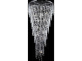 Avenue Lighting Hollywood Blvd 29-Light Chandelier in Polish Nickel with Clear Glass