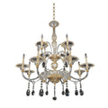 Allegri La Rosa 43 Inch 12 Light Chandelier Cp994