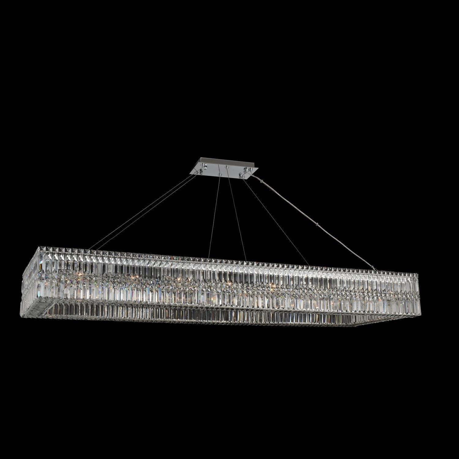 Allegri Rettangolo 72 Inch 20 Light Linear Suspension Light Cp1234