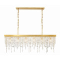Allure Design Gallery Marchioness 49 Inch 6 Light Linear Suspension Light Cp792876
