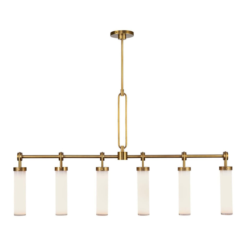Alora Lighting Alan Pepin Wynwood 52 Inch 6 Light Linear Suspension Light Cp788814