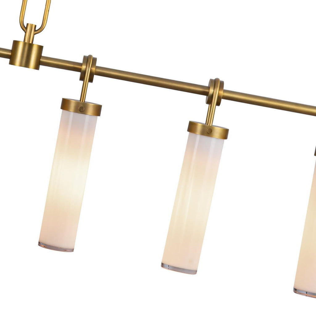 Alora Lighting Alan Pepin Wynwood 52 Inch 6 Light Linear Suspension Light Cp788814