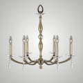 Kensington 26 Inch 6 Light Chandelier