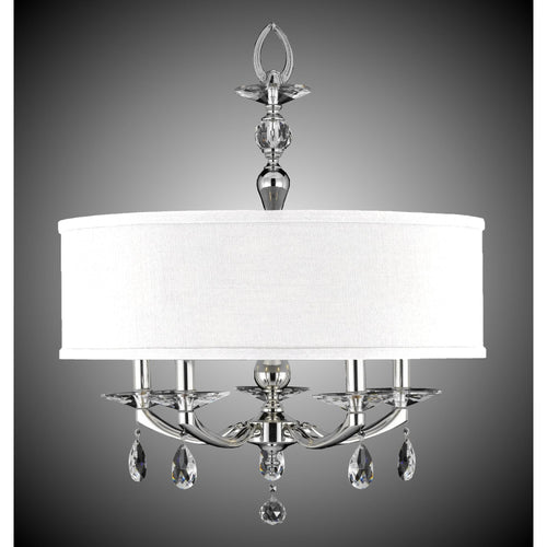 American Brass And Crystal Kensington 5 Light Mini Chandelier Cp281548