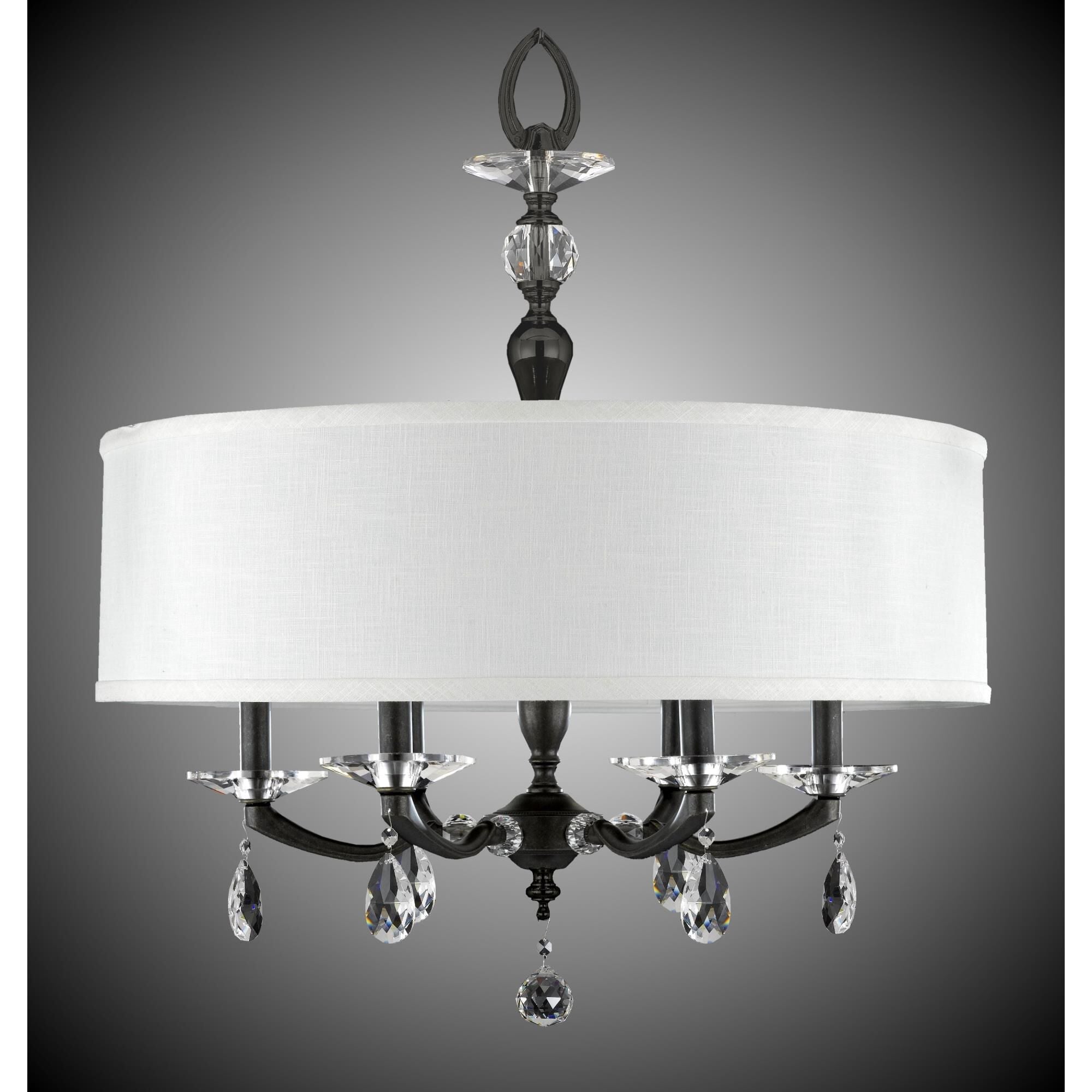 American Brass And Crystal Kensington 6 Light Mini Chandelier Cp281668