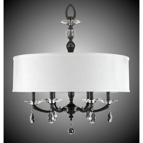 American Brass And Crystal Kensington 6 Light Mini Chandelier Cp281668