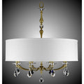 American Brass And Crystal Kensington 8 Light Mini Chandelier Cp281908