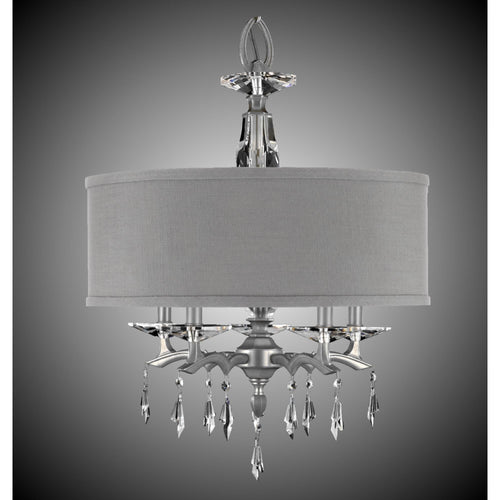 American Brass And Crystal Kaya 5 Light Mini Chandelier Cp282536