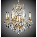 American Brass And Crystal Parisian 12 Light Chandelier Cp308968