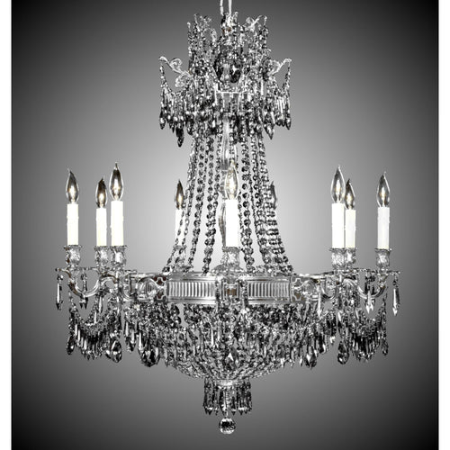 American Brass And Crystal Valencia 32 Inch 18 Light Chandelier Cp313139