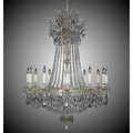 American Brass And Crystal Valencia 40 Inch 24 Light Chandelier Cp313189