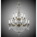 American Brass And Crystal Valencia 40 Inch 33 Light Chandelier Cp313409