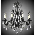American Brass And Crystal Chateau 8 Light Chandelier Cp322994