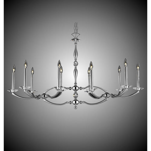 American Brass And Crystal Kensington 23 Inch 10 Light Chandelier Cp150526