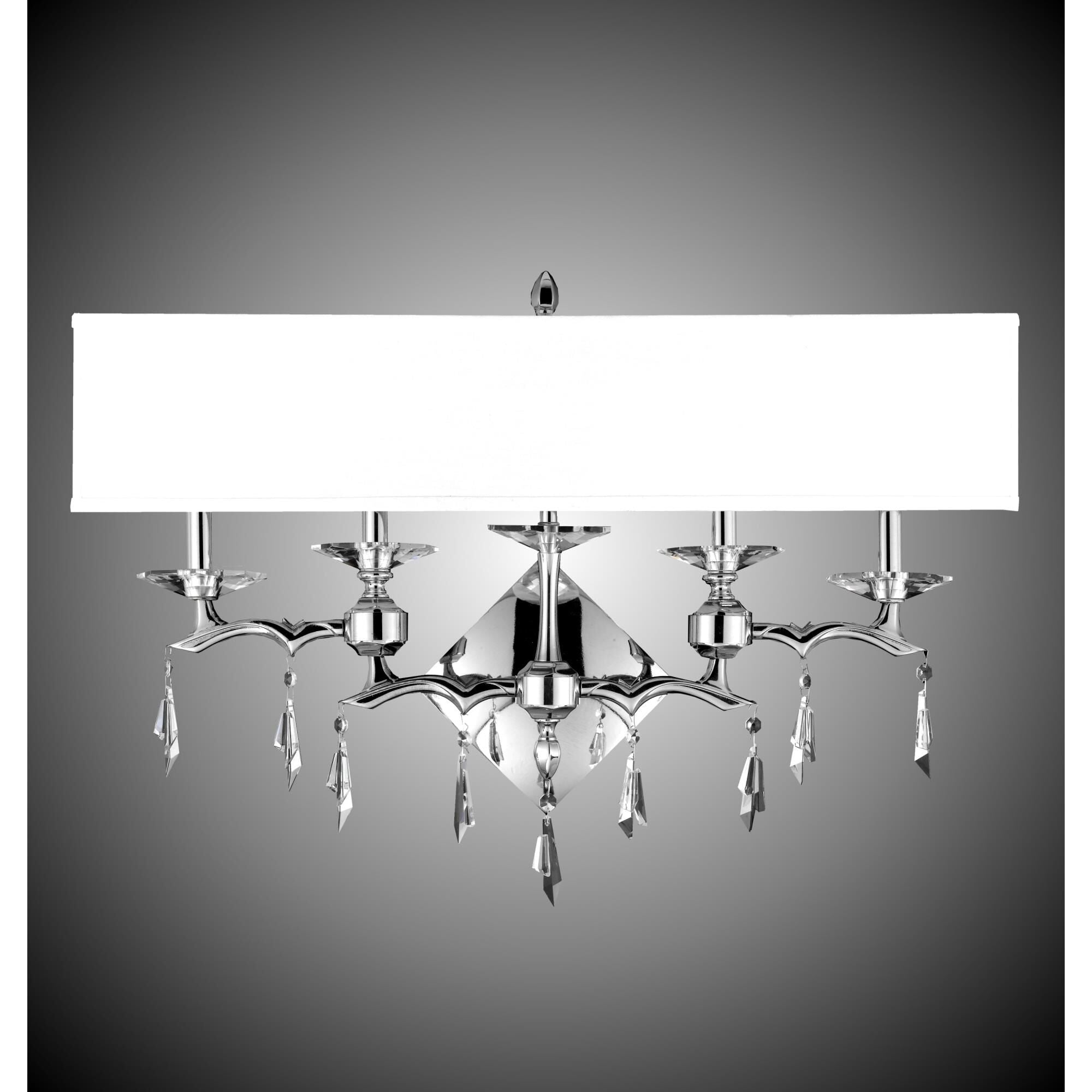 American Brass And Crystal Kaya 30 Inch Wall Sconce Cp270749