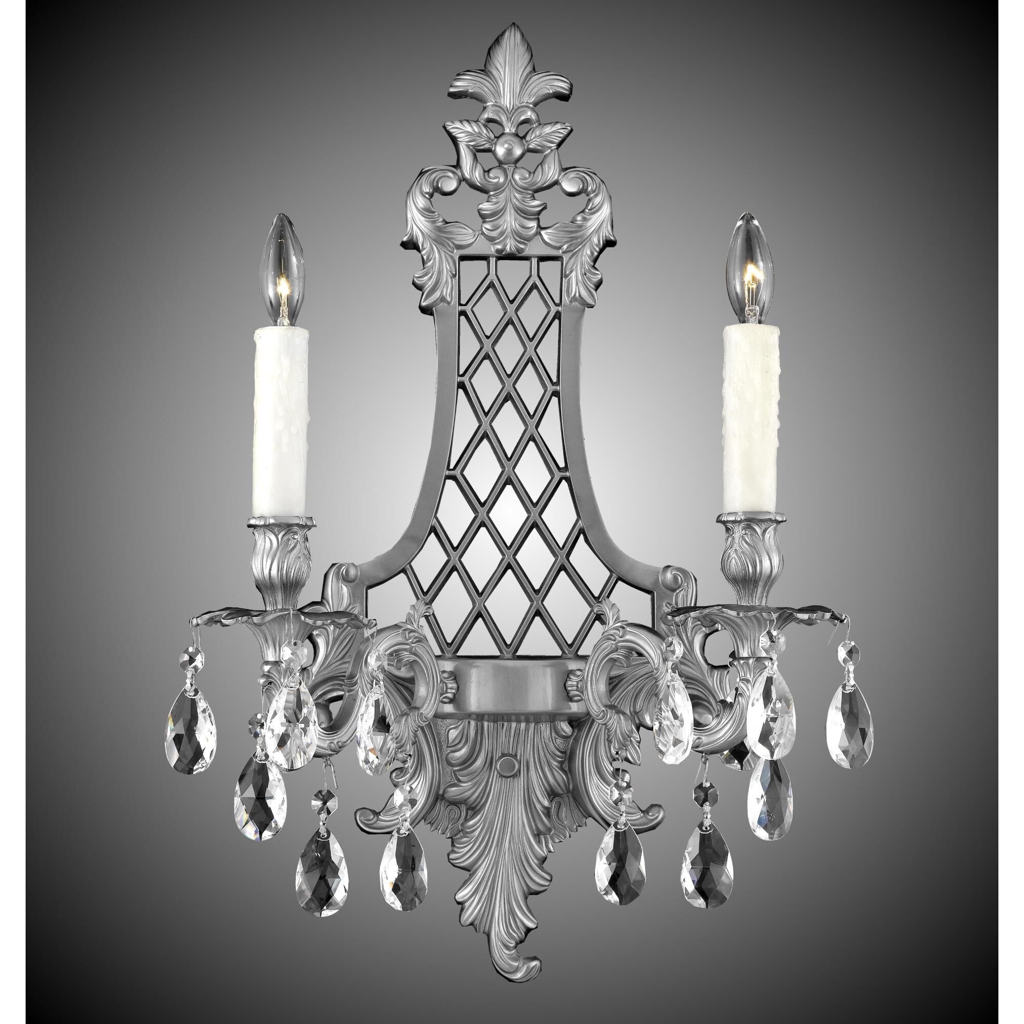 American Brass And Crystal 22 Inch Wall Sconce Cp182227