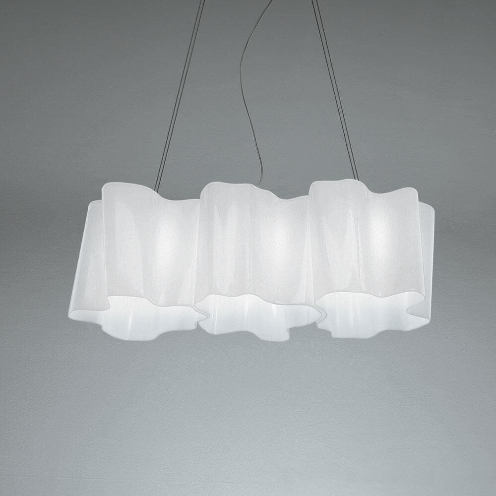 Artemide Michele De Lucchi Gerhard Reichert Logico 11 Inch 3 Light Linear Suspension Light Cp369980