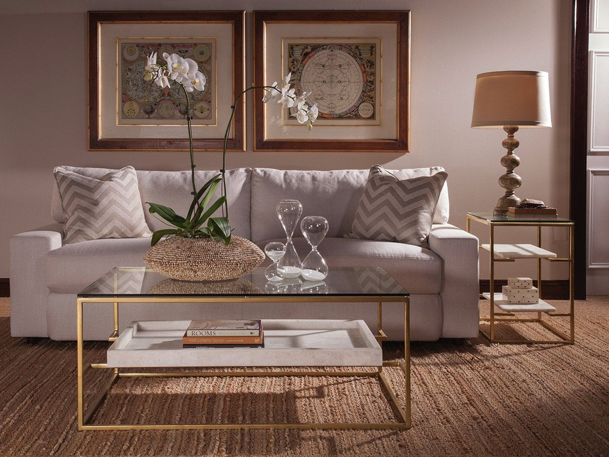 Artistica Home Cumulus Rectangular Cocktail Table
