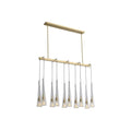 Avenue Lighting Abbey Park 50 Inch 10 Light Linear Suspension Light Cp432508