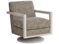 Willa Swivel Accent Chair with Ultra Down Cushion in Portola Fabric