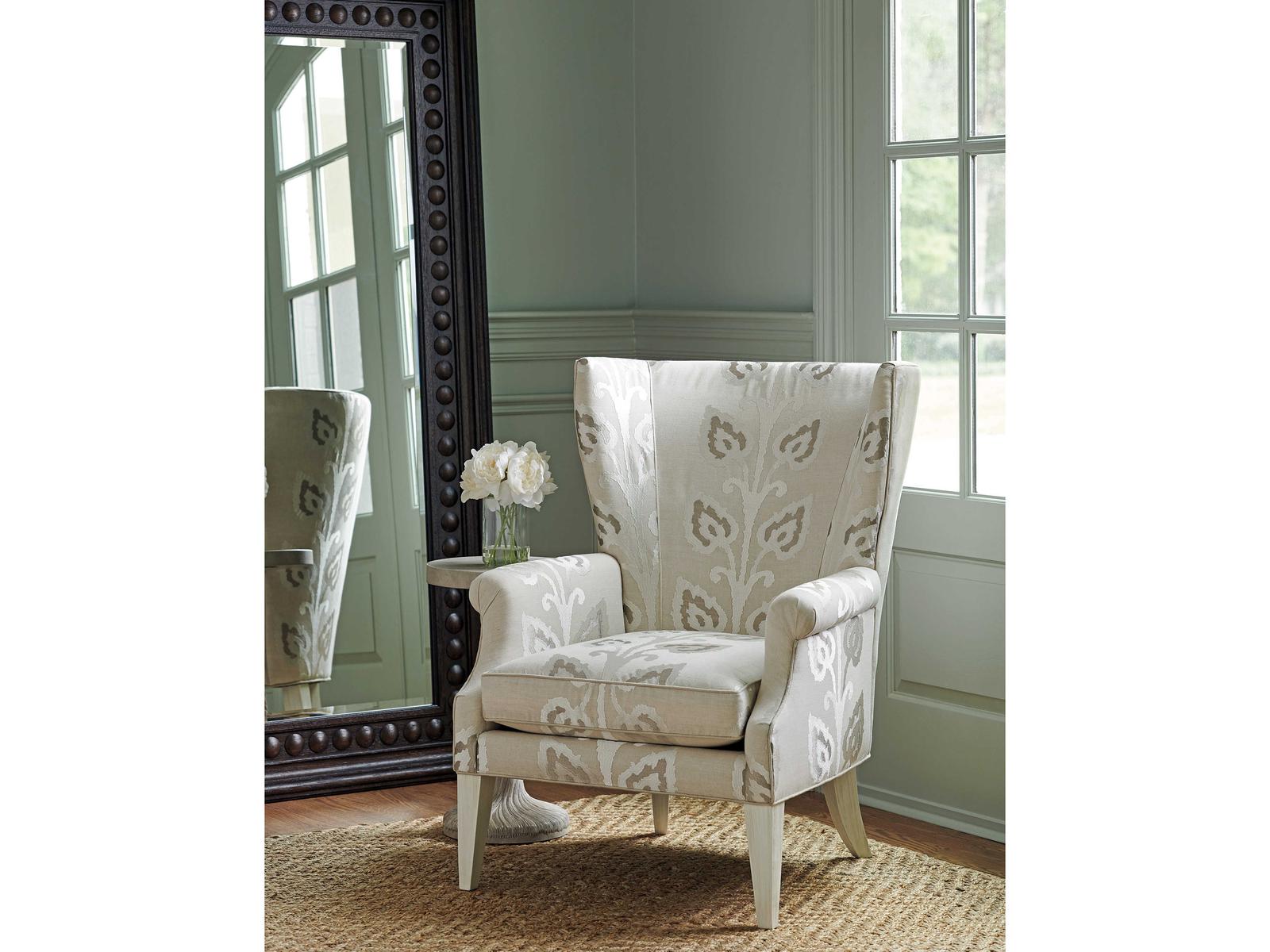 Newton Wing Chair Portola Fabric Accent Chair