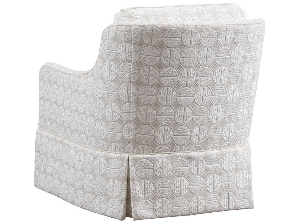 Salt Creek Swivel Accent Chair with Ultra Down and Blend Down Cushions