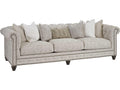 Carmen 3-Seat Upholstered Sofa with Tufted Back and Nailhead Trim