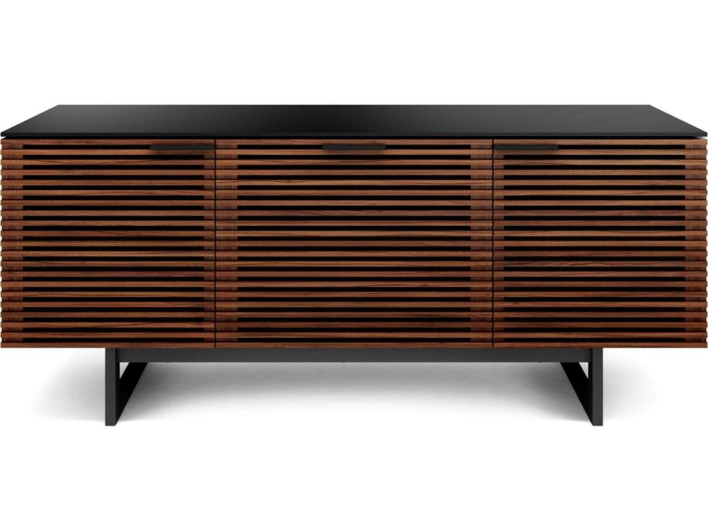 Corridor 8177 Media Console in Chocolate Stained Walnut