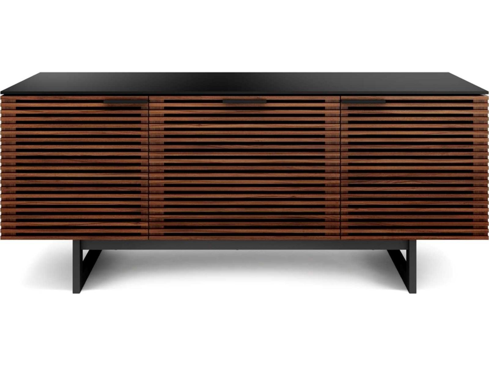 Corridor 8177 Media Console in Chocolate Stained Walnut