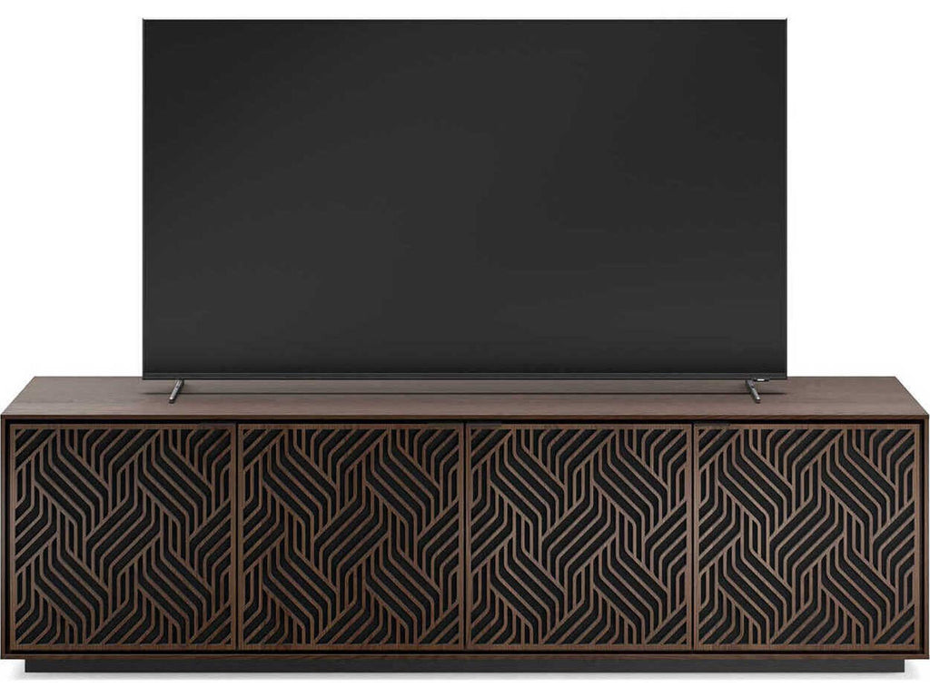 Elements 8703-WE Media Storage Cabinet in Toasted Oak