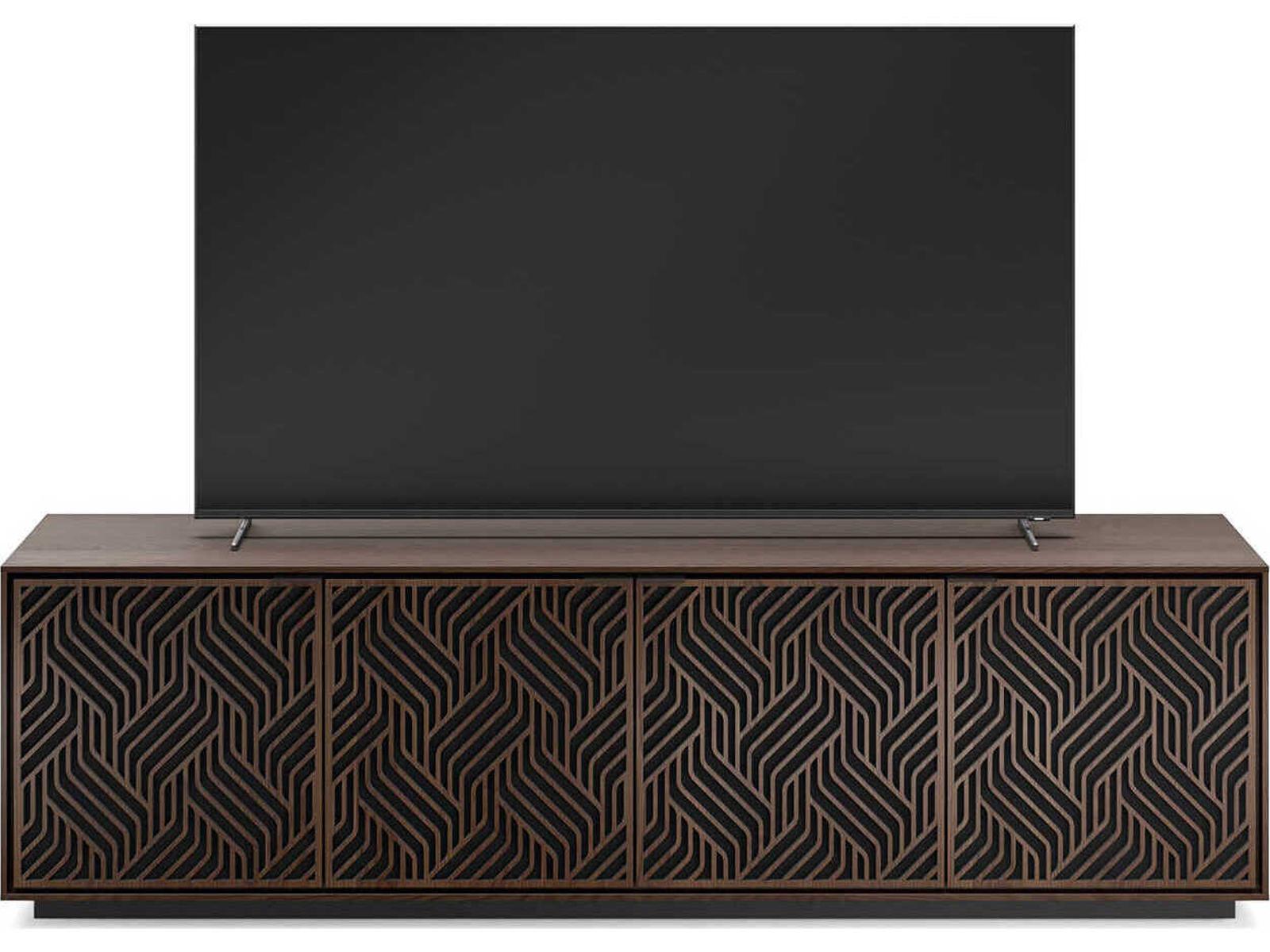 Elements 8703-WE Media Storage Cabinet in Toasted Oak