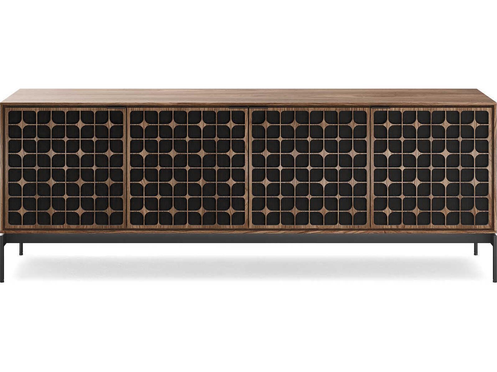 Elements 82-Inch Constellation Media Console in Natural Walnut