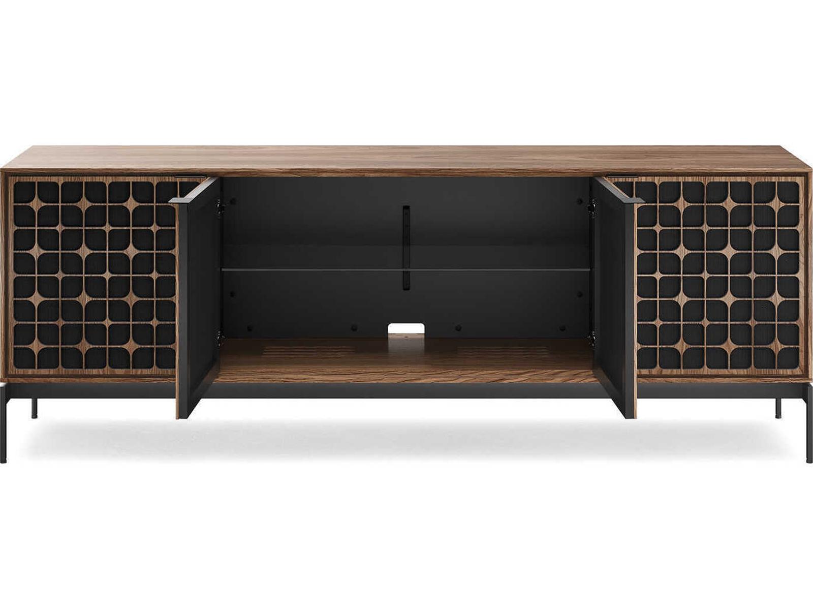 Elements 82-Inch Constellation Media Console in Natural Walnut