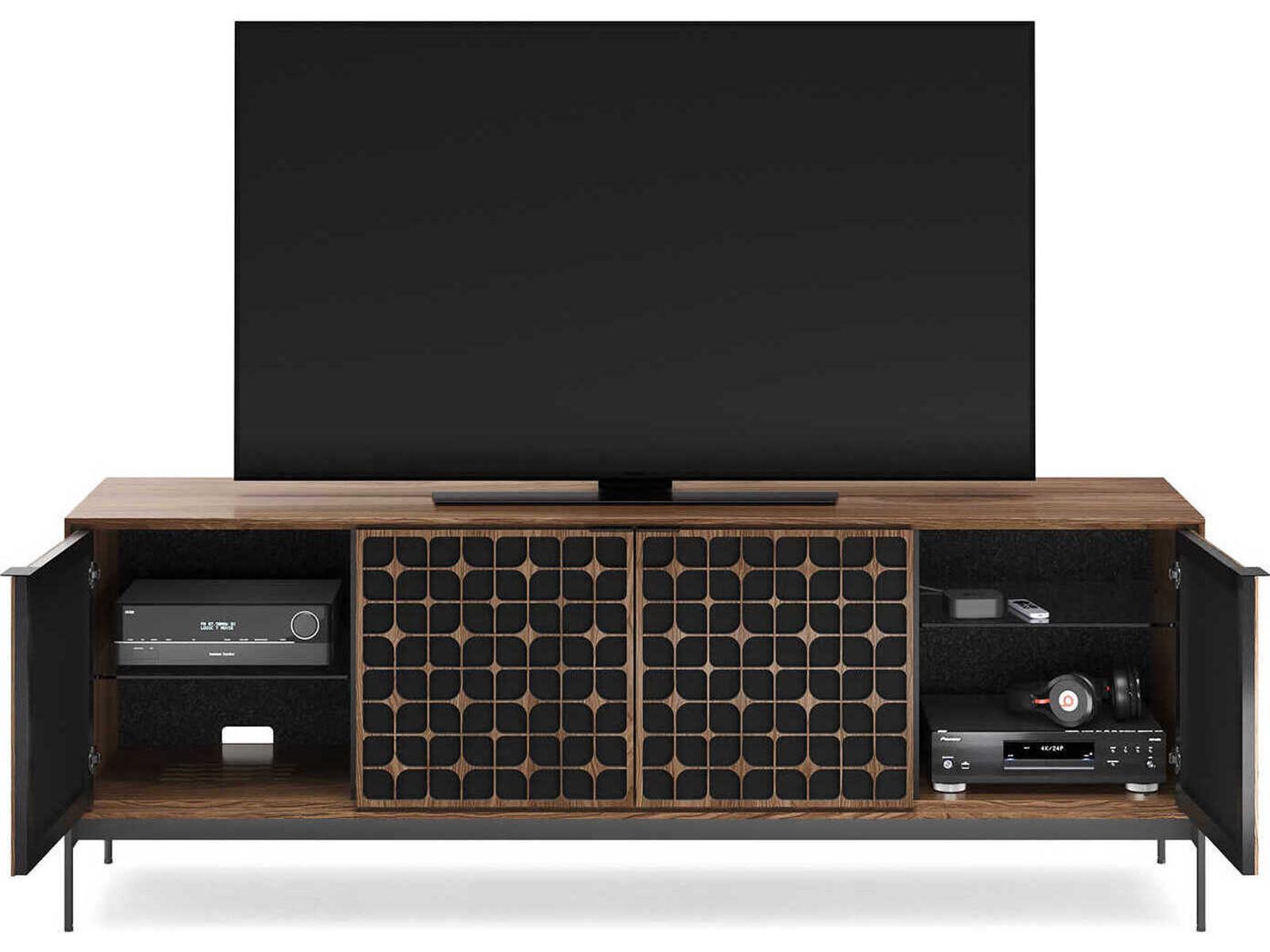 Elements 82-Inch Constellation Media Console in Natural Walnut