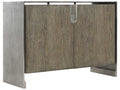 Ellis Door Chest in Tamarind and Shiny Nickel