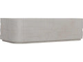Interiors Zina Rectangular Stonecast Cocktail Table Natural Finish