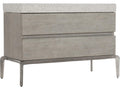 Ritter 2-Drawer Nightstand with Concrete Top and USB Charger
