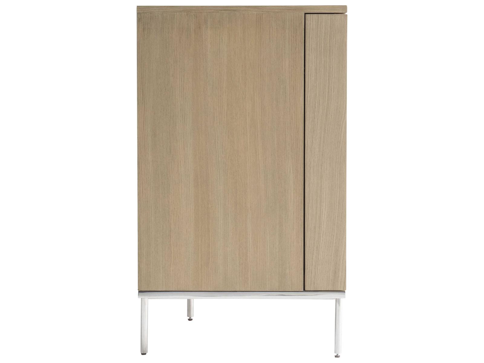 Modulum 3-Door Buffet Faux Marble Stainless Steel Sahara Finish