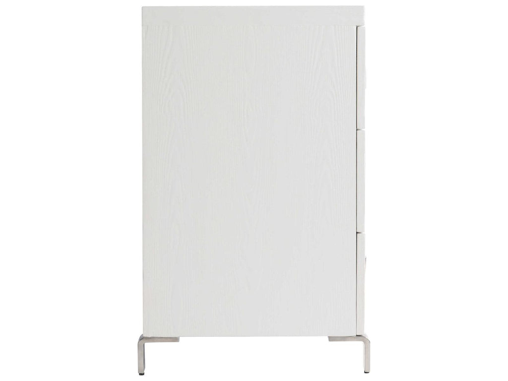 Coro 6-Drawer Dresser in Azucar Finish with Stainless Steel Accents
