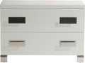 Coro 2-Drawer Nightstand in Azucar White