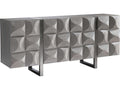 Rune Entertainment Credenza in Bluff and Graphite Finish