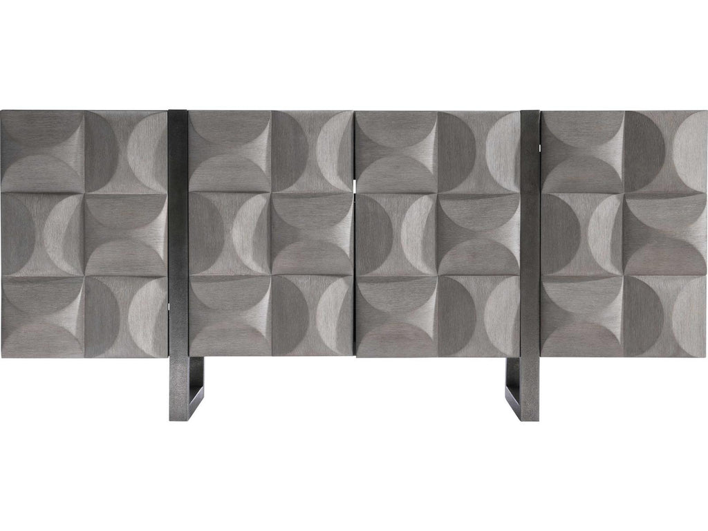 Rune Entertainment Credenza in Bluff and Graphite Finish
