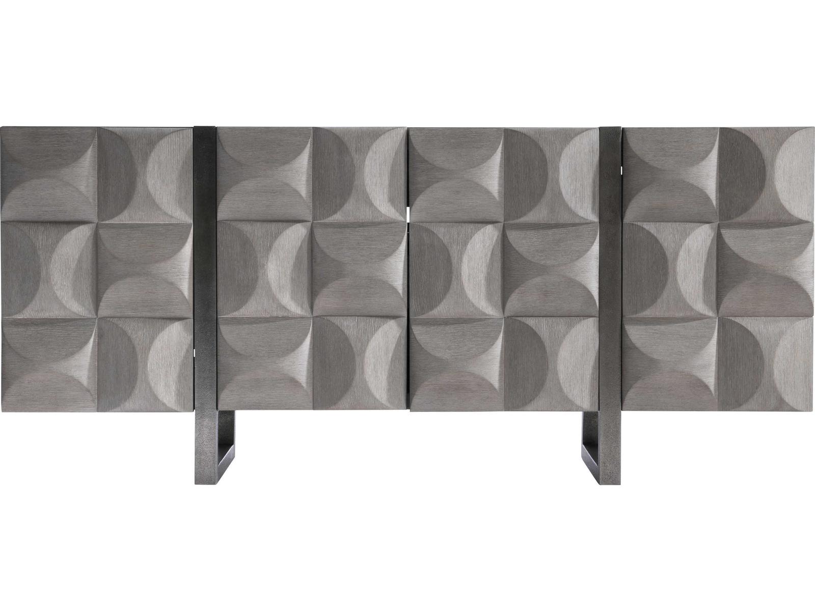 Rune Entertainment Credenza in Bluff and Graphite Finish