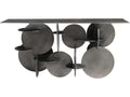 Tribus Console Table with Graphite Cast Aluminum Base