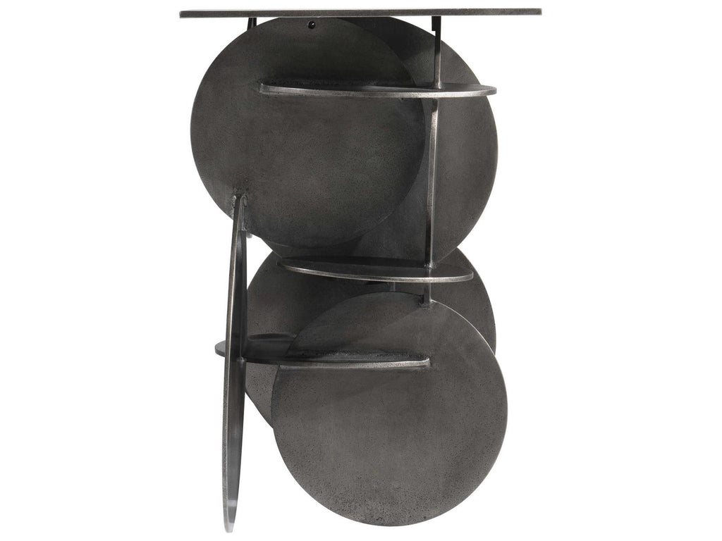 Tribus Console Table with Graphite Cast Aluminum Base