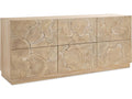 Calavaras 6-Drawer Dresser in Bleached Teak
