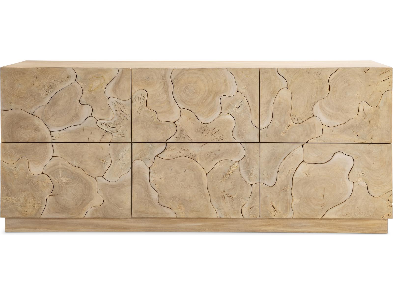 Calavaras 6-Drawer Dresser in Bleached Teak