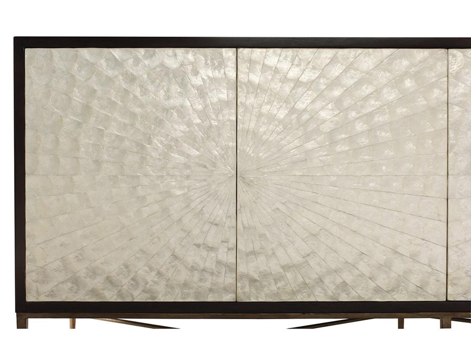 Adagio Capiz Shell Buffet in Espresso and Bronze