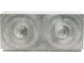Interiors Barcelona 72-Inch Entertainment Credenza in German Silver
