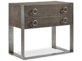 Interiors Dixon 2-Drawer Nightstand in Weathered Charcoal and Graphite